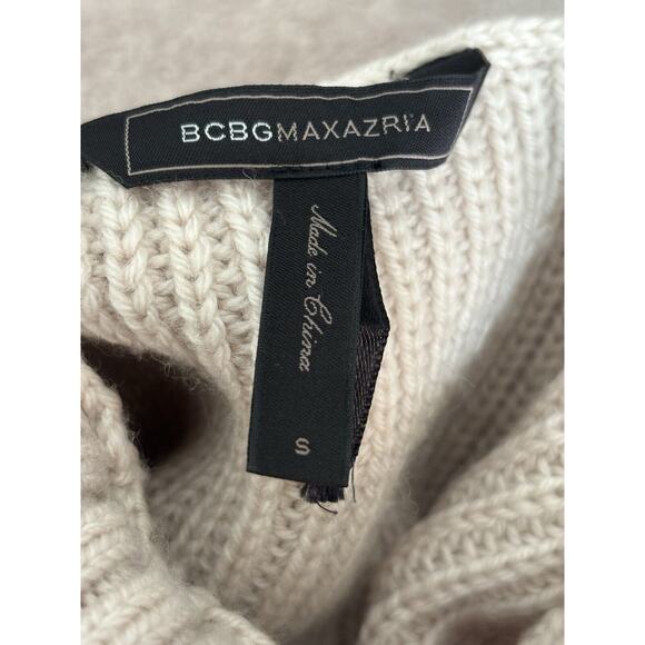 Sweater Vest S Chunky Sleeveless High Neck 100% Wool Old Money Quiet Luxury - Picture 5 of 6